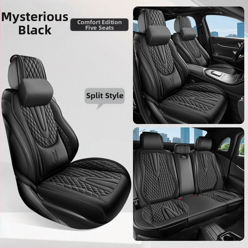 Fikseeritud nimmetugi, täielikult suletud autoistmepadi, viiekohaline universaalne nelja aastaaja istmekate, hingav ja kulumiskindel autoistmepadi