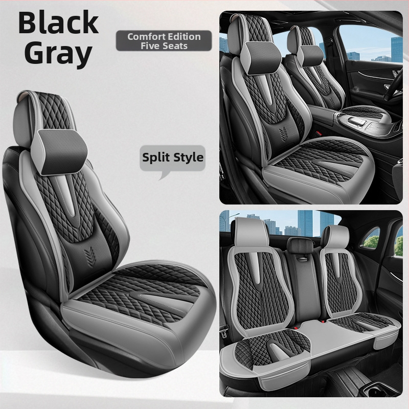 Fikseeritud nimmetugi, täielikult suletud autoistmepadi, viiekohaline universaalne nelja aastaaja istmekate, hingav ja kulumiskindel autoistmepadi