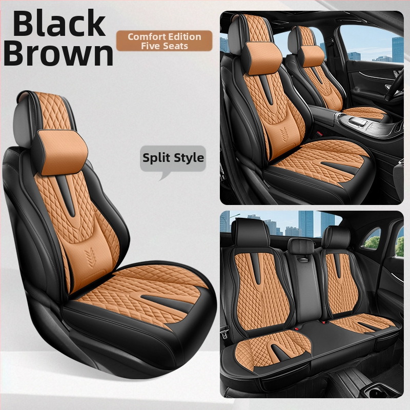 Fikseeritud nimmetugi, täielikult suletud autoistmepadi, viiekohaline universaalne nelja aastaaja istmekate, hingav ja kulumiskindel autoistmepadi