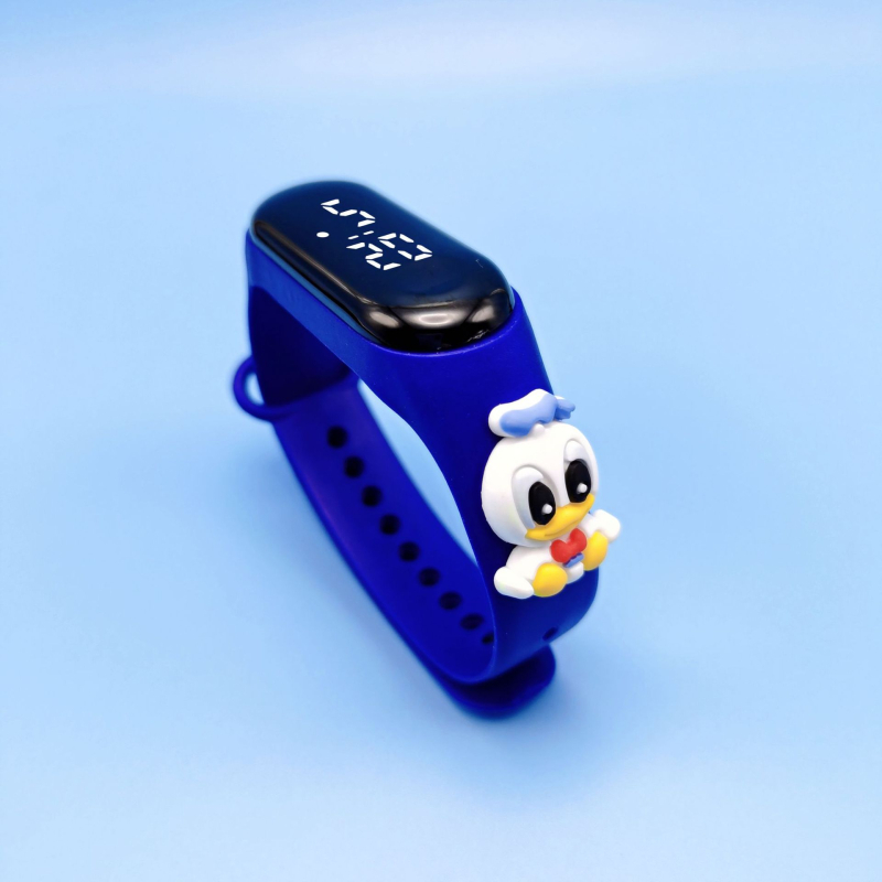 [Sõltumatu pakend] Tootjad märkavad veekindlat koomiksilaadset nukukäe rõngaskella M3LED elektroonilist kella õpilase koomiksikellal.