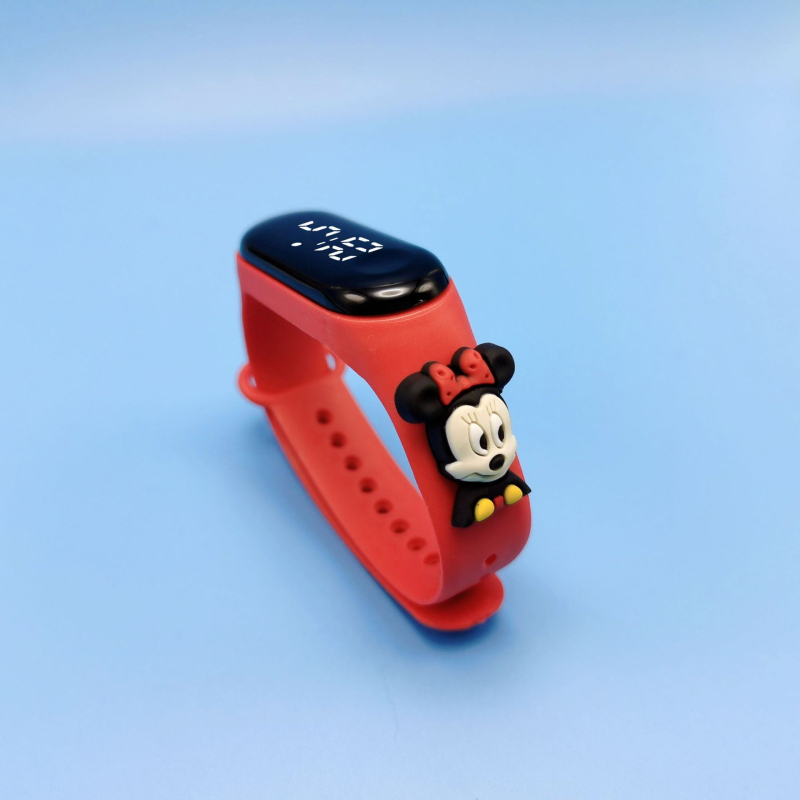 [Sõltumatu pakend] Tootjad märkavad veekindlat koomiksilaadset nukukäe rõngaskella M3LED elektroonilist kella õpilase koomiksikellal.