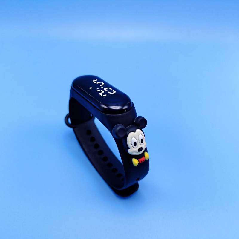 [Sõltumatu pakend] Tootjad märkavad veekindlat koomiksilaadset nukukäe rõngaskella M3LED elektroonilist kella õpilase koomiksikellal.