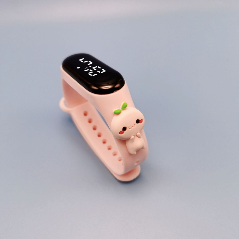 [Sõltumatu pakend] Tootjad märkavad veekindlat koomiksilaadset nukukäe rõngaskella M3LED elektroonilist kella õpilase koomiksikellal.