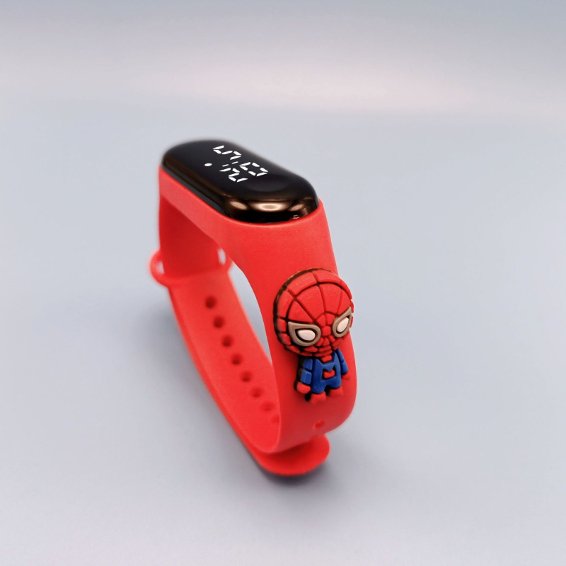 [Sõltumatu pakend] Tootjad märkavad veekindlat koomiksilaadset nukukäe rõngaskella M3LED elektroonilist kella õpilase koomiksikellal.