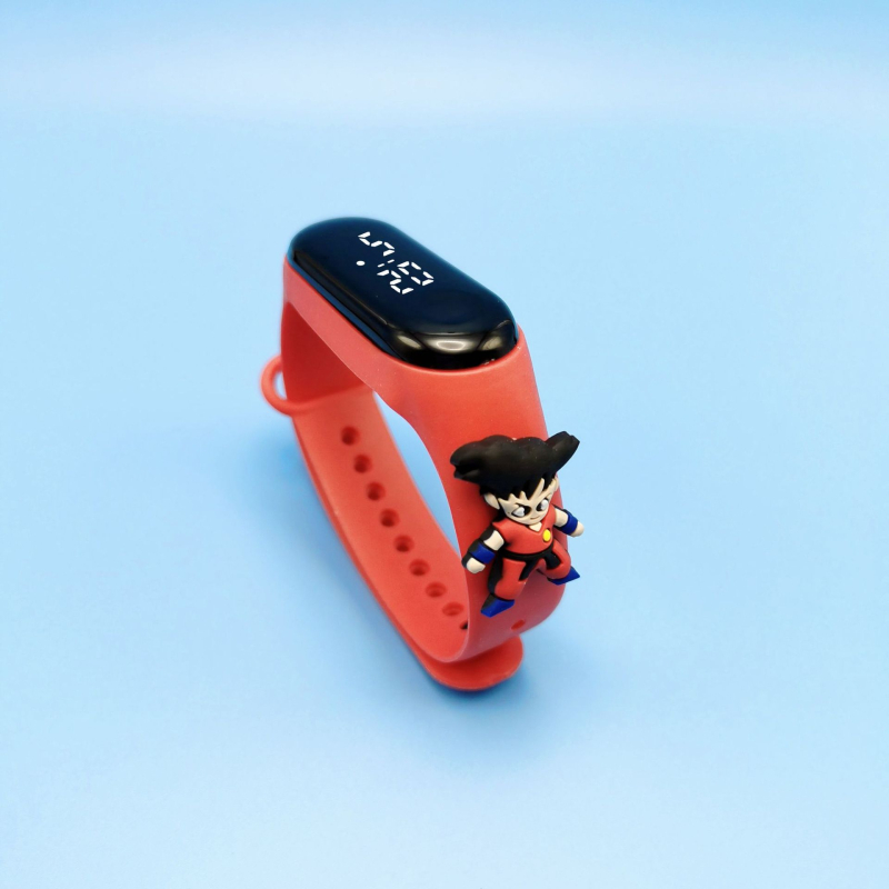 [Sõltumatu pakend] Tootjad märkavad veekindlat koomiksilaadset nukukäe rõngaskella M3LED elektroonilist kella õpilase koomiksikellal.