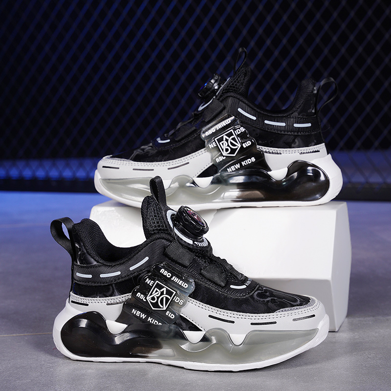 Poiste tossud kevadel ja sügisel lastele pöörleva pandlaga torniga kingad, moodsed jooksujalatsid