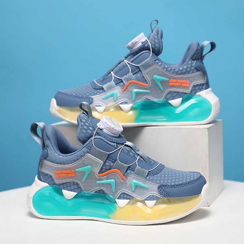 Poiste tossud kevadel ja sügisel lastele pöörleva pandlaga torniga kingad, moodsed jooksujalatsid