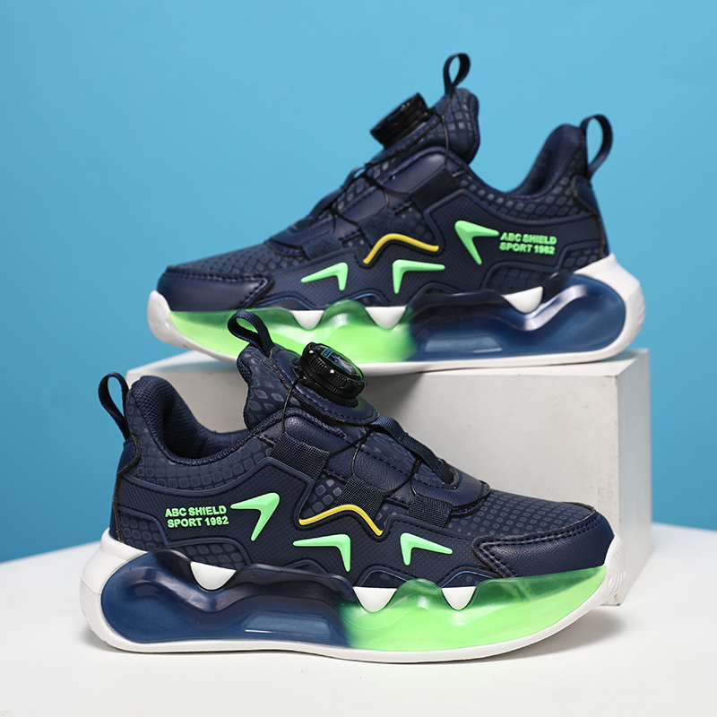 Poiste tossud kevadel ja sügisel lastele pöörleva pandlaga torniga kingad, moodsed jooksujalatsid