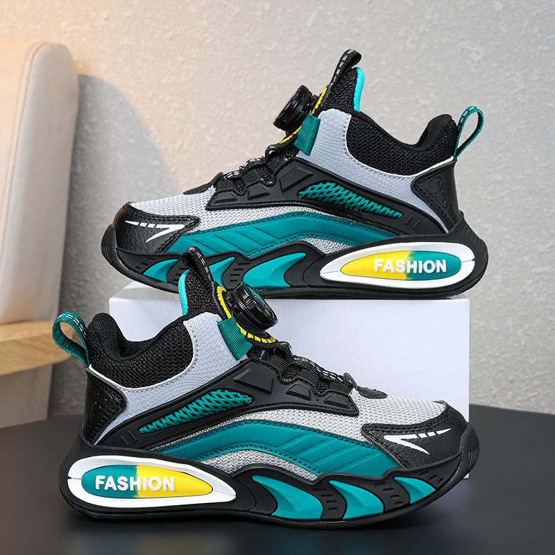 Poiste tossud kevadel ja sügisel lastele pöörleva pandlaga torniga kingad, moodsed jooksujalatsid