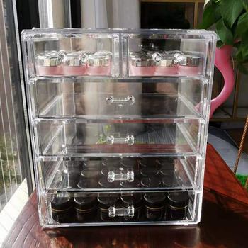 Κουτί κοσμημάτων για νύχια, συλλογή κόλλας βερνικιού νυχιών, κουτί αποθήκευσης κόλλας φωτοθεραπείας, ακρυλικό διαφανές κουτί αποθήκευσης συρταριών
