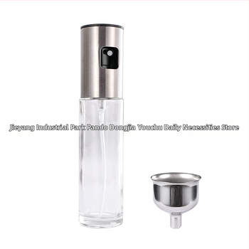 304 nerūdijančio plieno purkštuvo purškimo preso tipo purkštuvo butelis, kepsninės rūko buitinis stiklinis purkštuvo purškimo butelis, aliejaus butelis