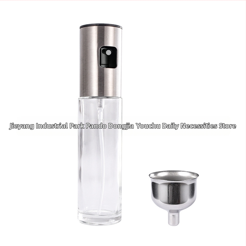 304 Неръждаема стомана Спринклерна Спрей Преса Тип Спринклерна Бутилка Барбекю Мъгла Домакински Стъклен Спринклер Спрей Бутилка Масло Бутилка