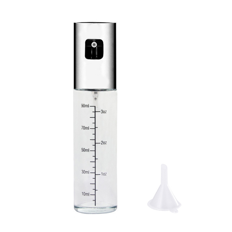 304 nerūdijančio plieno purkštuvo purškimo preso tipo purkštuvo butelis, kepsninės rūko buitinis stiklinis purkštuvo purškimo butelis, aliejaus butelis