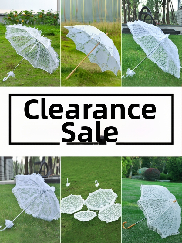 ♡Сватбен чадър за булка с дантела, бял чадър за принцеса, сватбен европейски булчински чадър, сватбена рокля, жени, снимка, сватбена фотография