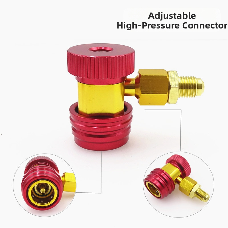 Automobilio oro kondicionierius plius freono jungties šaltnešio butelių atidarytuvo įrankių priedai aukšto ir žemo slėgio jungties sandarinimo žiedo slėgio matuoklis