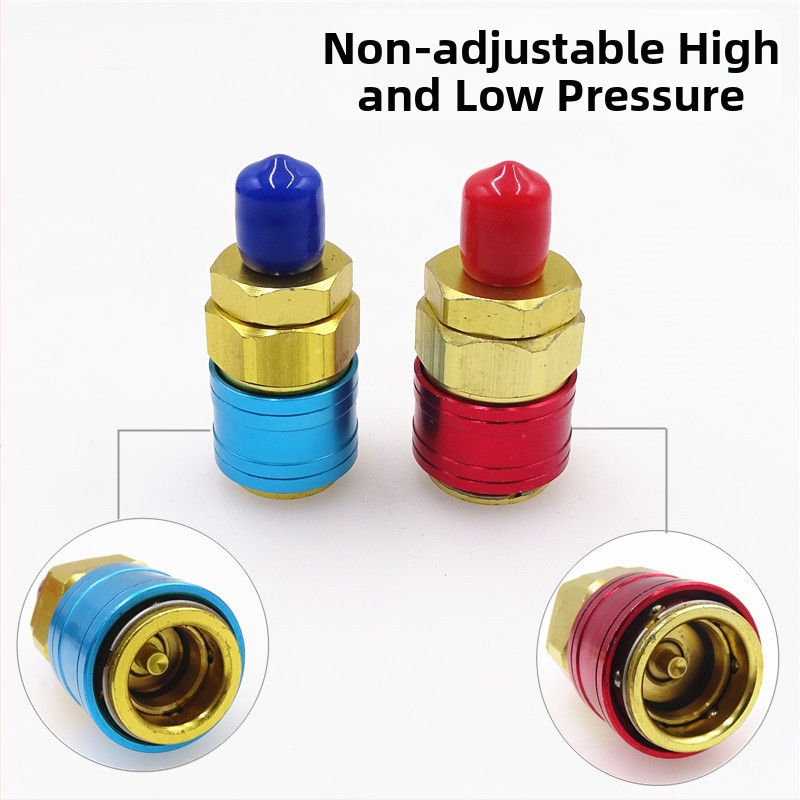 Automobilio oro kondicionierius plius freono jungties šaltnešio butelių atidarytuvo įrankių priedai aukšto ir žemo slėgio jungties sandarinimo žiedo slėgio matuoklis