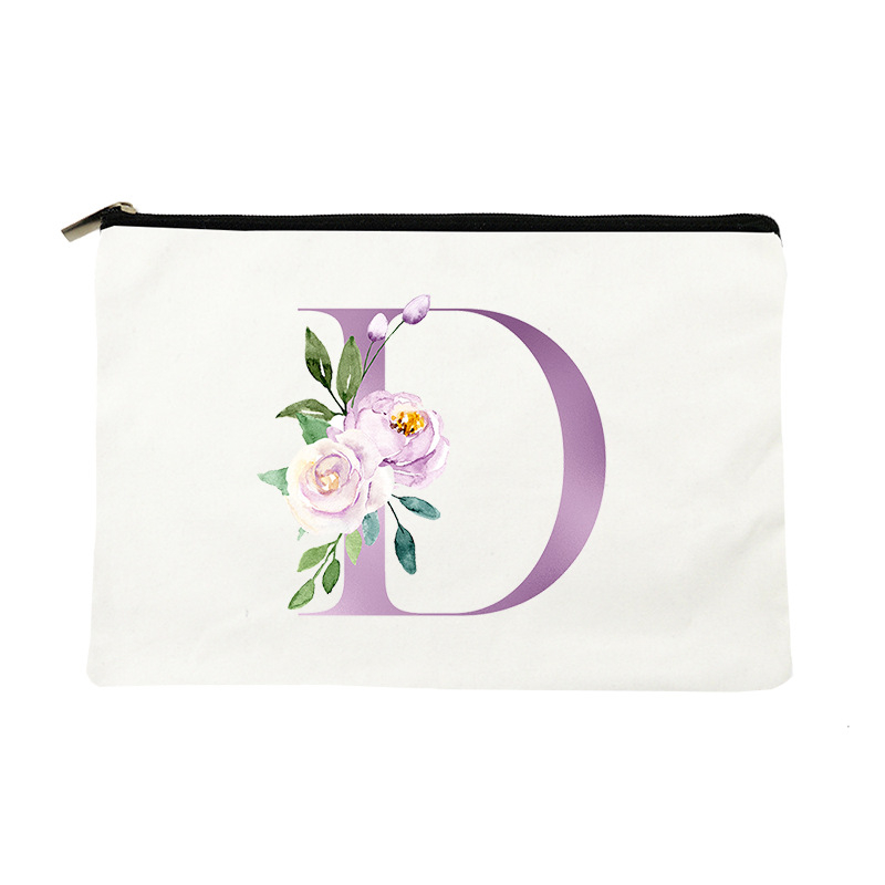 Lihtne lilla kosmeetikakott kirjaga, lõuendiga kosmeetikakott, hoiukott, sidur