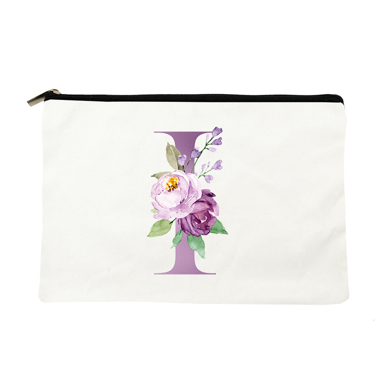 Lihtne lilla kosmeetikakott kirjaga, lõuendiga kosmeetikakott, hoiukott, sidur