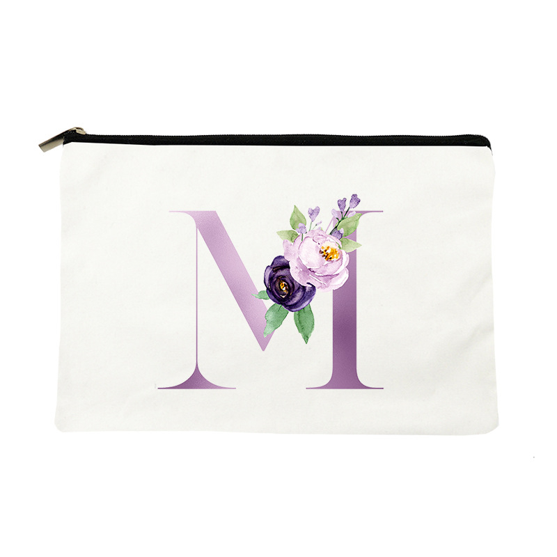 Lihtne lilla kosmeetikakott kirjaga, lõuendiga kosmeetikakott, hoiukott, sidur