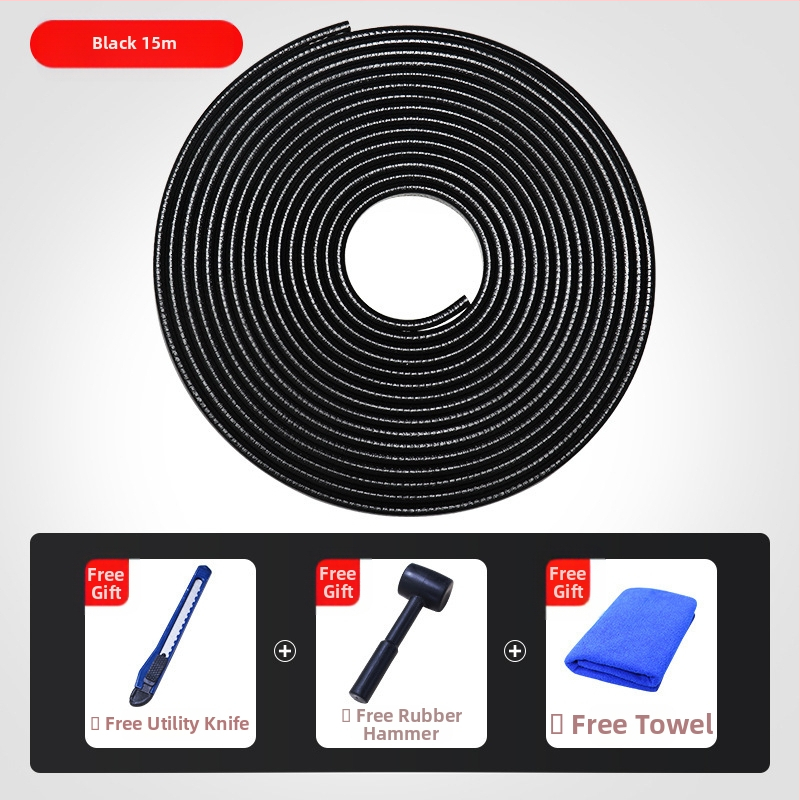 Λωρίδα αντισύγκρουσης πόρτας αυτοκινήτου, ταινία προστασίας άκρων πόρτας γενικής χρήσης, αντικολλητική ταινία ανοίγματος πόρτας, αντιχαρακτική αυτοκόλλητη ταινία για χτυπήματα, διακοσμητικά είδη