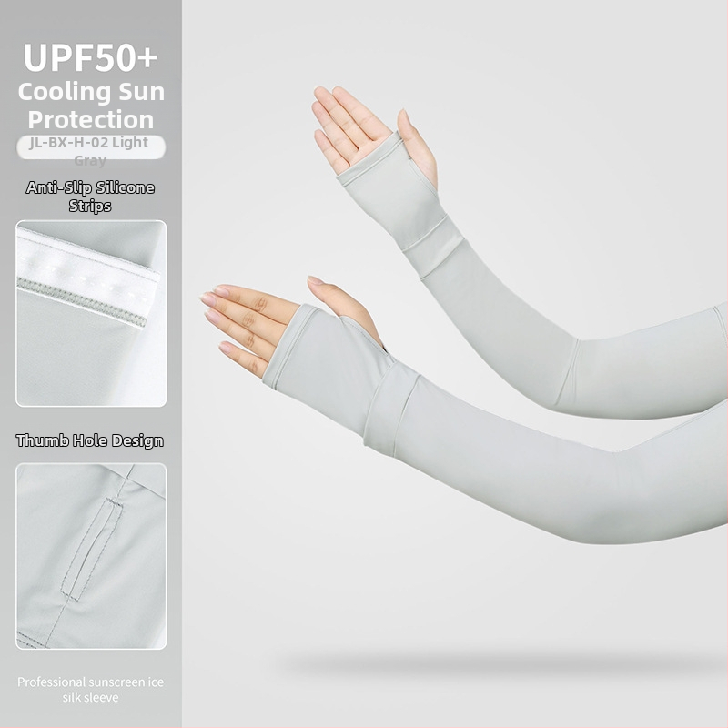 Ruidong lauko dviračių ledo rankovė vasarinė ledo pojūčio vienspalvė kvėpuojanti rankos rankovė Ice Silk neslystanti rankovė ledo rankovė didmeninė prekyba