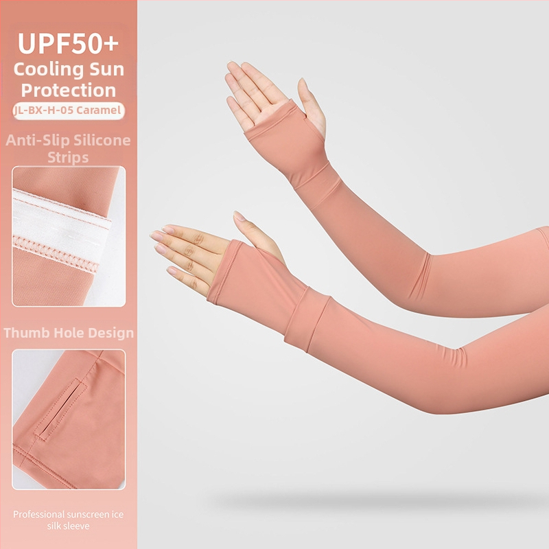 Ruidong lauko dviračių ledo rankovė vasarinė ledo pojūčio vienspalvė kvėpuojanti rankos rankovė Ice Silk neslystanti rankovė ledo rankovė didmeninė prekyba
