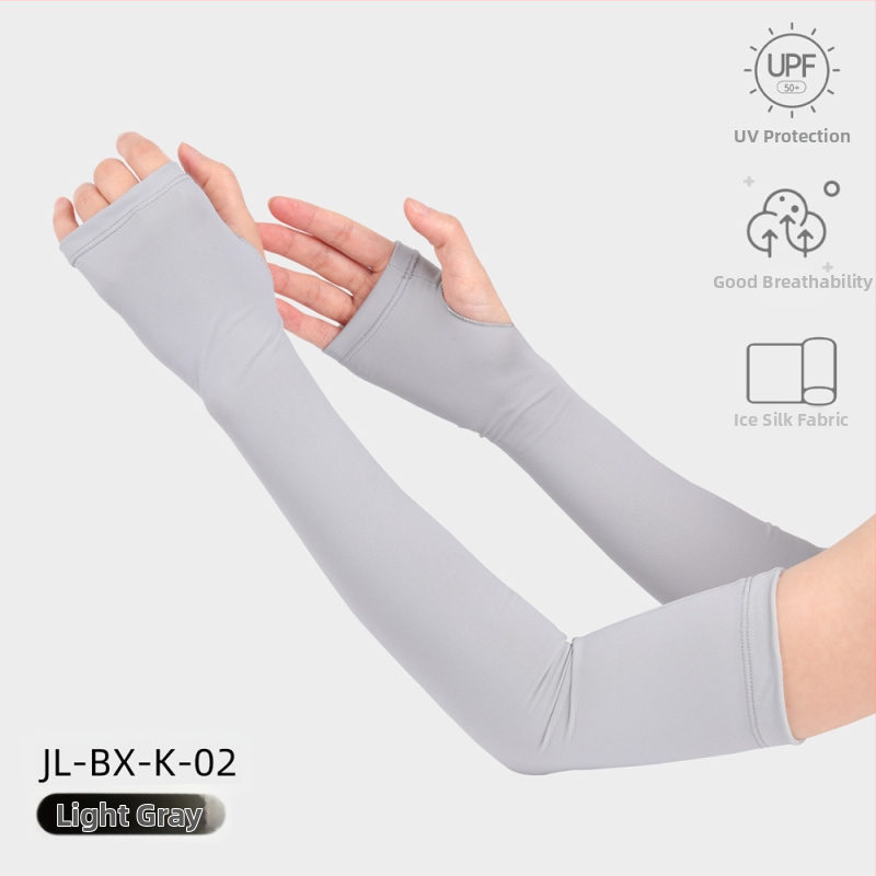 Ruidong lauko dviračių ledo rankovė vasarinė ledo pojūčio vienspalvė kvėpuojanti rankos rankovė Ice Silk neslystanti rankovė ledo rankovė didmeninė prekyba