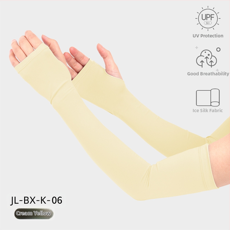 Ruidong lauko dviračių ledo rankovė vasarinė ledo pojūčio vienspalvė kvėpuojanti rankos rankovė Ice Silk neslystanti rankovė ledo rankovė didmeninė prekyba