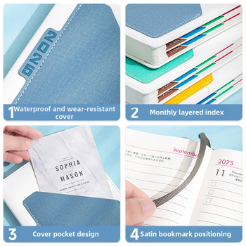 2025. aasta ajakava see taskukohane igapäevane üheleheküljeline plaan see ärimärkmik märkmik kohandatud prinditav logo