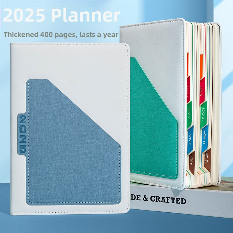 Plán na rok 2025, tento vreckový denný jednostránkový plán, tento obchodný zápisník, vlastný tlačiteľný logo