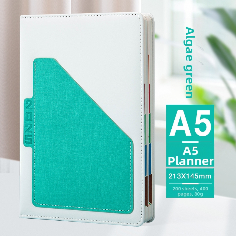 2025. aasta ajakava see taskukohane igapäevane üheleheküljeline plaan see ärimärkmik märkmik kohandatud prinditav logo