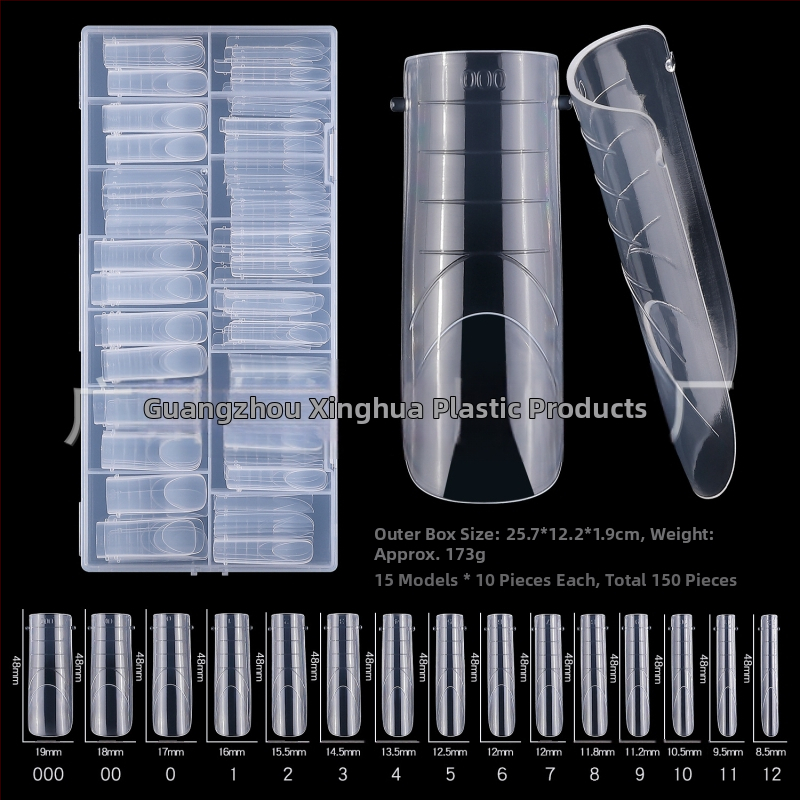 Piiriülene uus 150 kristallküünepikendus ilma paberihoidjata kiire fototeraapia küünte pikendamiseks ja laiendamiseks kunstküüned