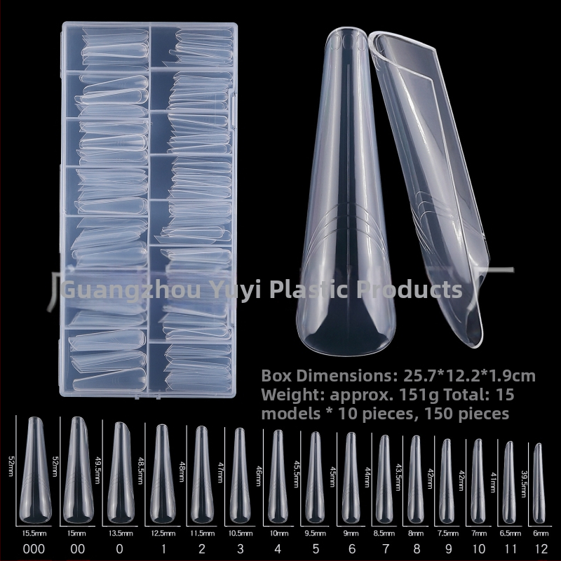 Piiriülene uus 150 kristallküünepikendus ilma paberihoidjata kiire fototeraapia küünte pikendamiseks ja laiendamiseks kunstküüned