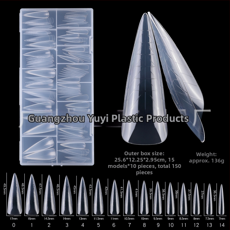 Piiriülene uus 150 kristallküünepikendus ilma paberihoidjata kiire fototeraapia küünte pikendamiseks ja laiendamiseks kunstküüned