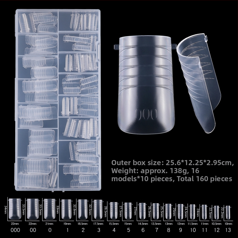 Piiriülene uus 150 kristallküünepikendus ilma paberihoidjata kiire fototeraapia küünte pikendamiseks ja laiendamiseks kunstküüned