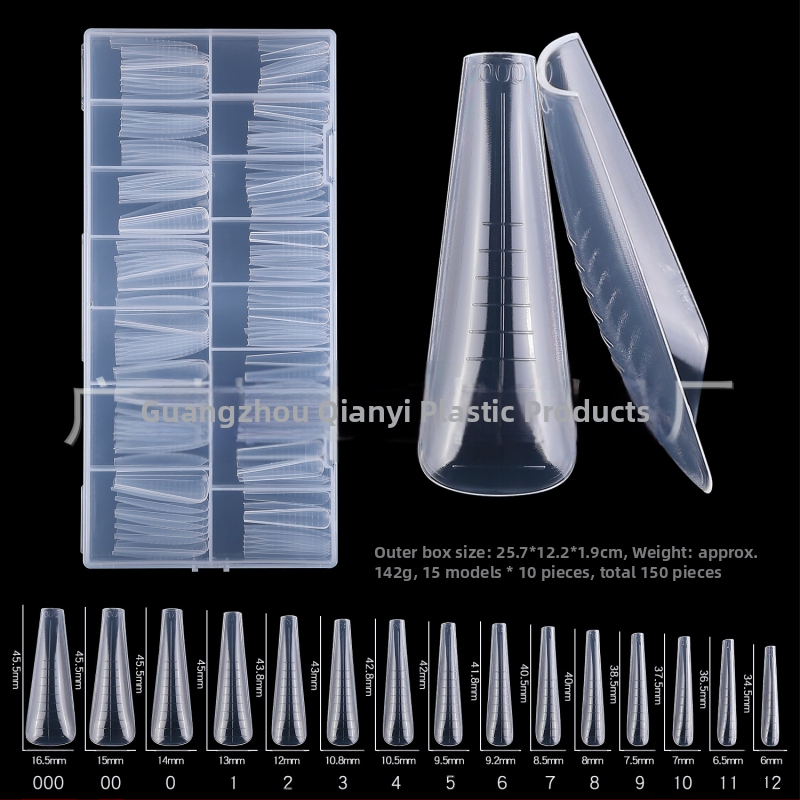 Piiriülene uus 150 kristallküünepikendus ilma paberihoidjata kiire fototeraapia küünte pikendamiseks ja laiendamiseks kunstküüned