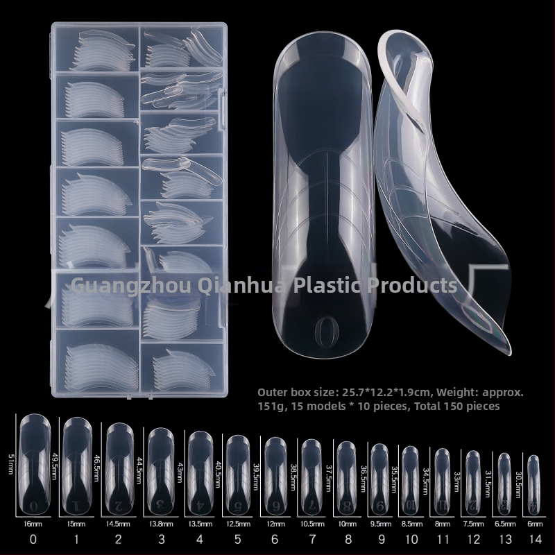 Piiriülene uus 150 kristallküünepikendus ilma paberihoidjata kiire fototeraapia küünte pikendamiseks ja laiendamiseks kunstküüned