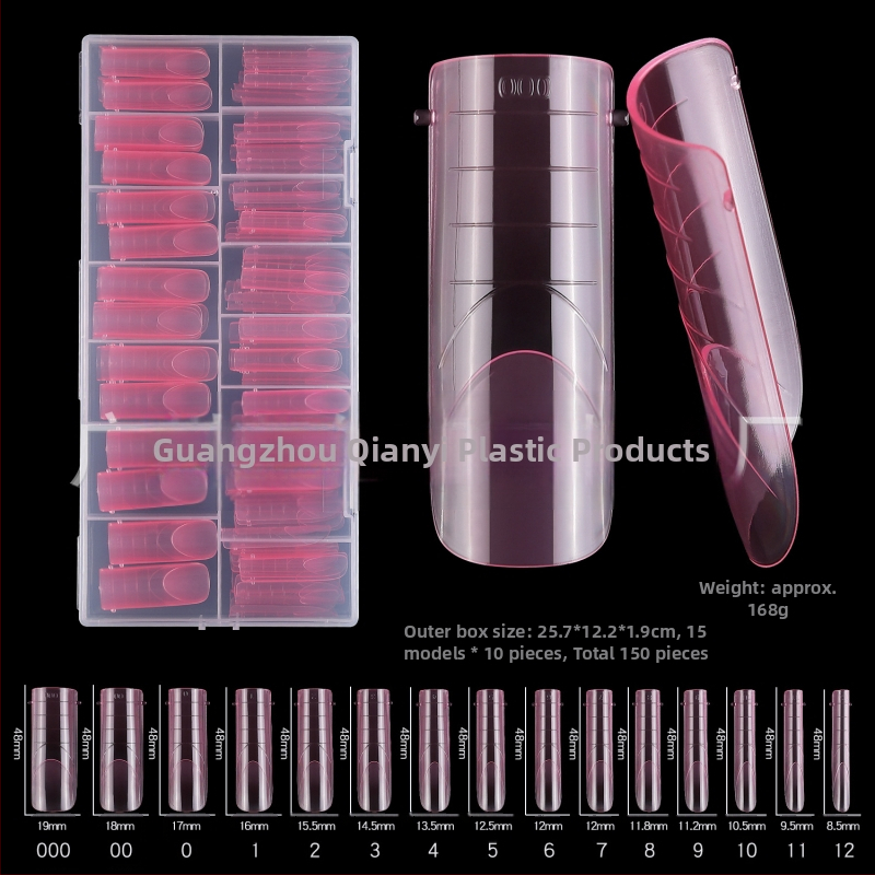 Piiriülene uus 150 kristallküünepikendus ilma paberihoidjata kiire fototeraapia küünte pikendamiseks ja laiendamiseks kunstküüned