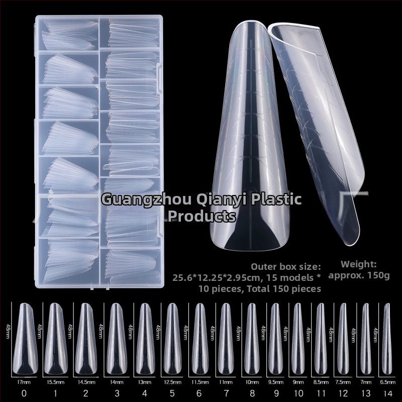 Piiriülene uus 150 kristallküünepikendus ilma paberihoidjata kiire fototeraapia küünte pikendamiseks ja laiendamiseks kunstküüned