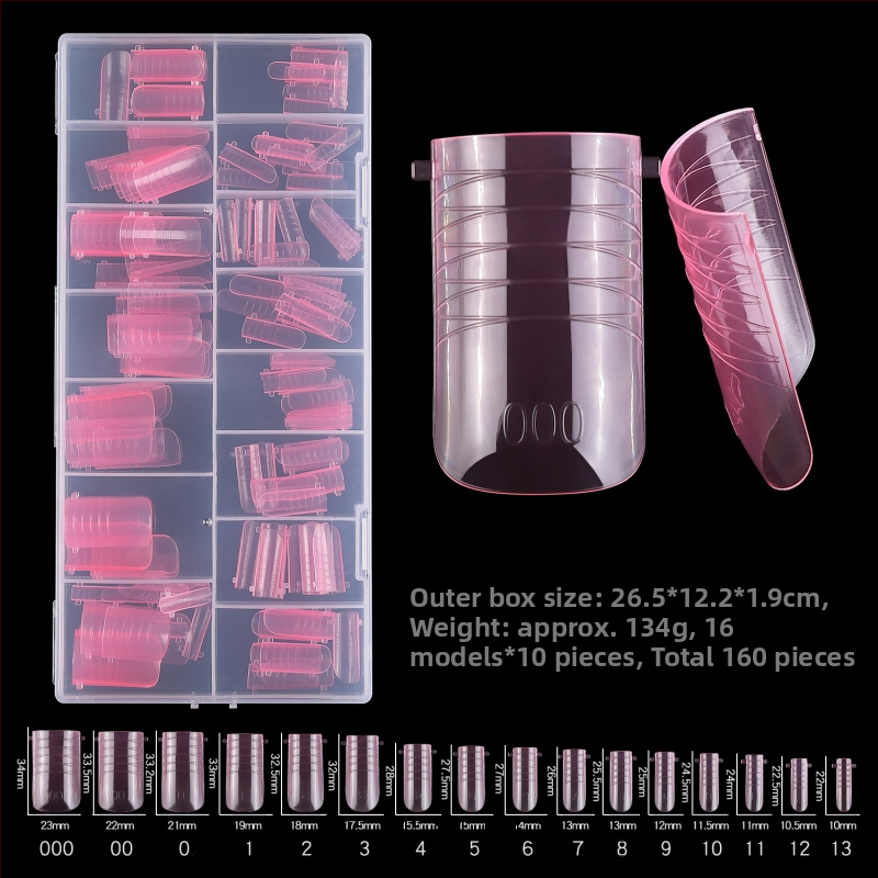 Piiriülene uus 150 kristallküünepikendus ilma paberihoidjata kiire fototeraapia küünte pikendamiseks ja laiendamiseks kunstküüned