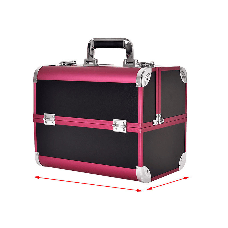 Kaasaskantav suure mahutavusega meigikarp, professionaalne maniküüri ja ripsmete poolpüsiv tätoveeringu tööriistakast, meigikunstnik ja meigi hoiukarp