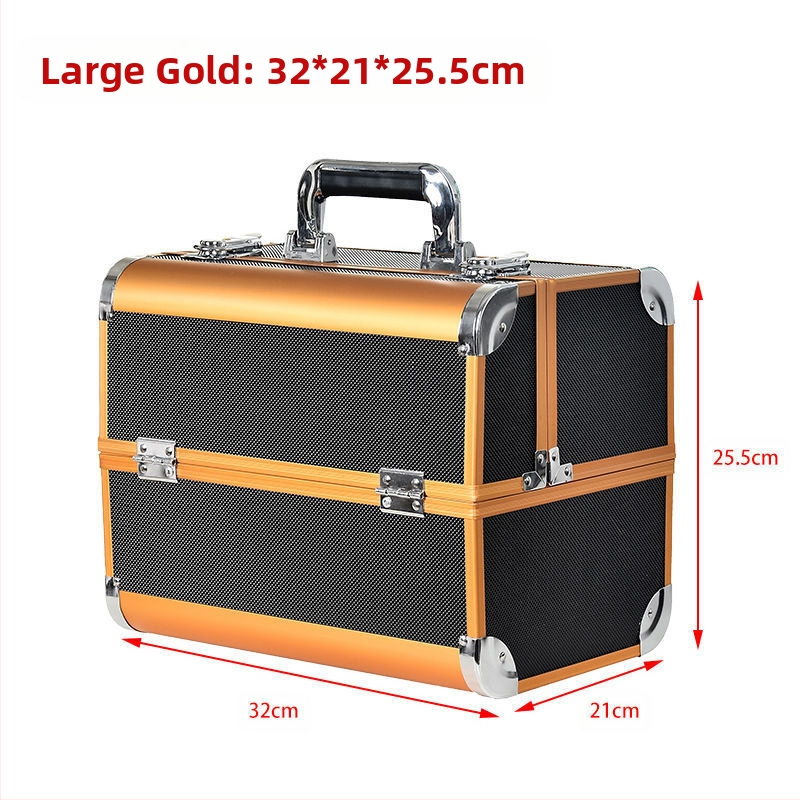 Kaasaskantav suure mahutavusega meigikarp, professionaalne maniküüri ja ripsmete poolpüsiv tätoveeringu tööriistakast, meigikunstnik ja meigi hoiukarp