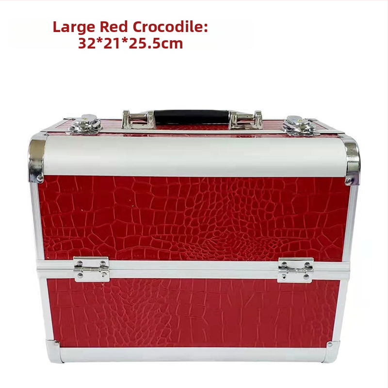 Kaasaskantav suure mahutavusega meigikarp, professionaalne maniküüri ja ripsmete poolpüsiv tätoveeringu tööriistakast, meigikunstnik ja meigi hoiukarp