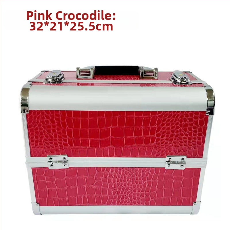 Kaasaskantav suure mahutavusega meigikarp, professionaalne maniküüri ja ripsmete poolpüsiv tätoveeringu tööriistakast, meigikunstnik ja meigi hoiukarp