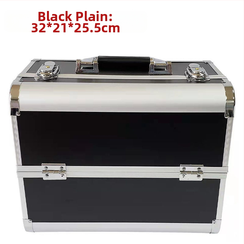 Kaasaskantav suure mahutavusega meigikarp, professionaalne maniküüri ja ripsmete poolpüsiv tätoveeringu tööriistakast, meigikunstnik ja meigi hoiukarp