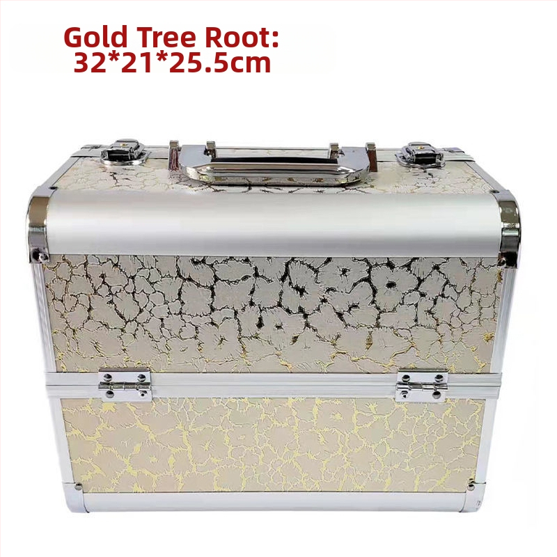 Kaasaskantav suure mahutavusega meigikarp, professionaalne maniküüri ja ripsmete poolpüsiv tätoveeringu tööriistakast, meigikunstnik ja meigi hoiukarp