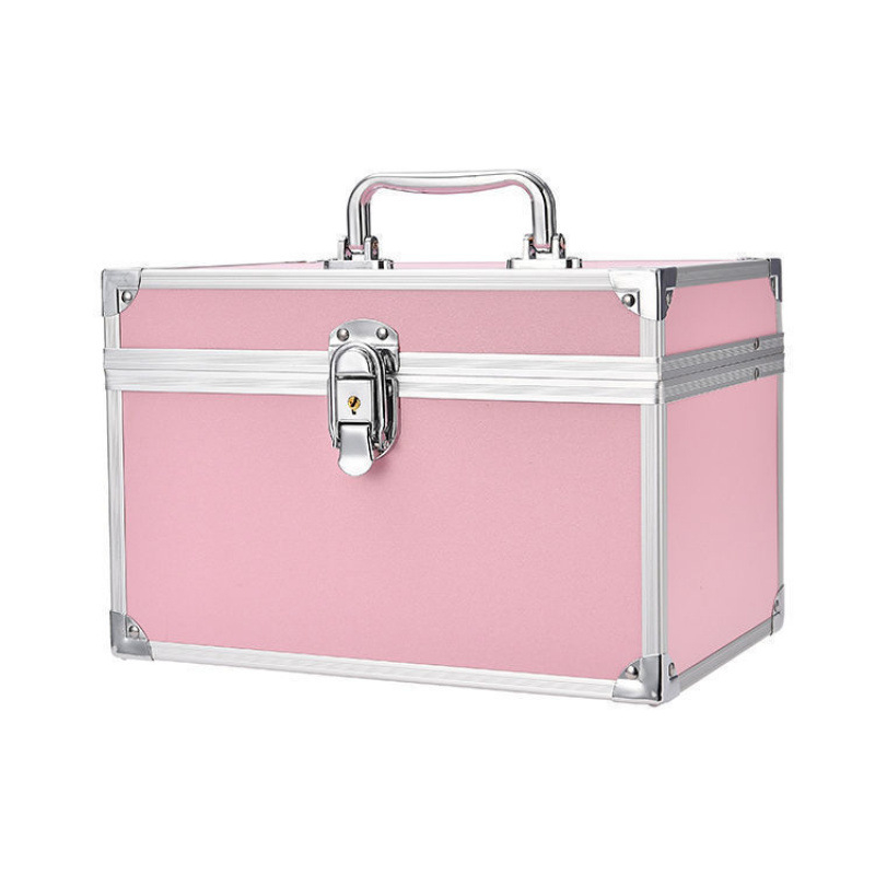 Kaasaskantav suure mahutavusega meigikarp, professionaalne maniküüri ja ripsmete poolpüsiv tätoveeringu tööriistakast, meigikunstnik ja meigi hoiukarp