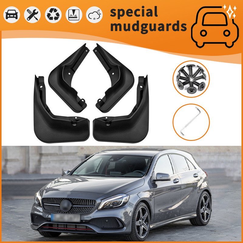 Tinka 08-23 Mercedes-Benz SMART ABCER S klasės purvasaugiams, padangoms su apsauga nuo taškymosi.