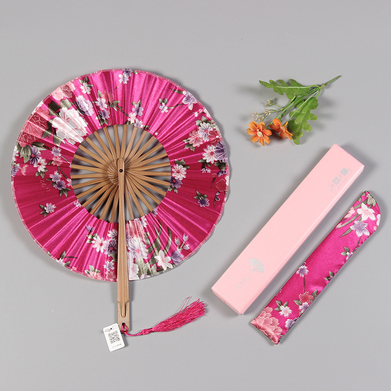 Antiikne väike ümmargune kokkupandav daamide tuuleveski ventilaator Hiina stiilis retro väike ventilaator suvine kingitus kokkupandav ventilaator hulgimüük