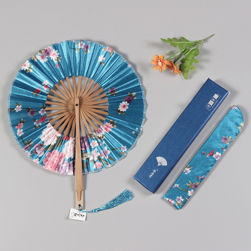 Antiikne väike ümmargune kokkupandav daamide tuuleveski ventilaator Hiina stiilis retro väike ventilaator suvine kingitus kokkupandav ventilaator hulgimüük